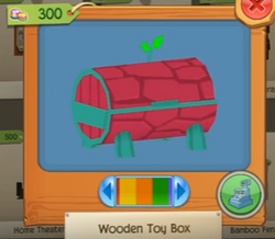 Ajpw wooden discount toy box