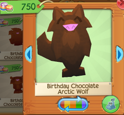 Birthday chocolate arctic wolf 2.png