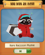 Rare Raccoon Plushie from The Superclaw