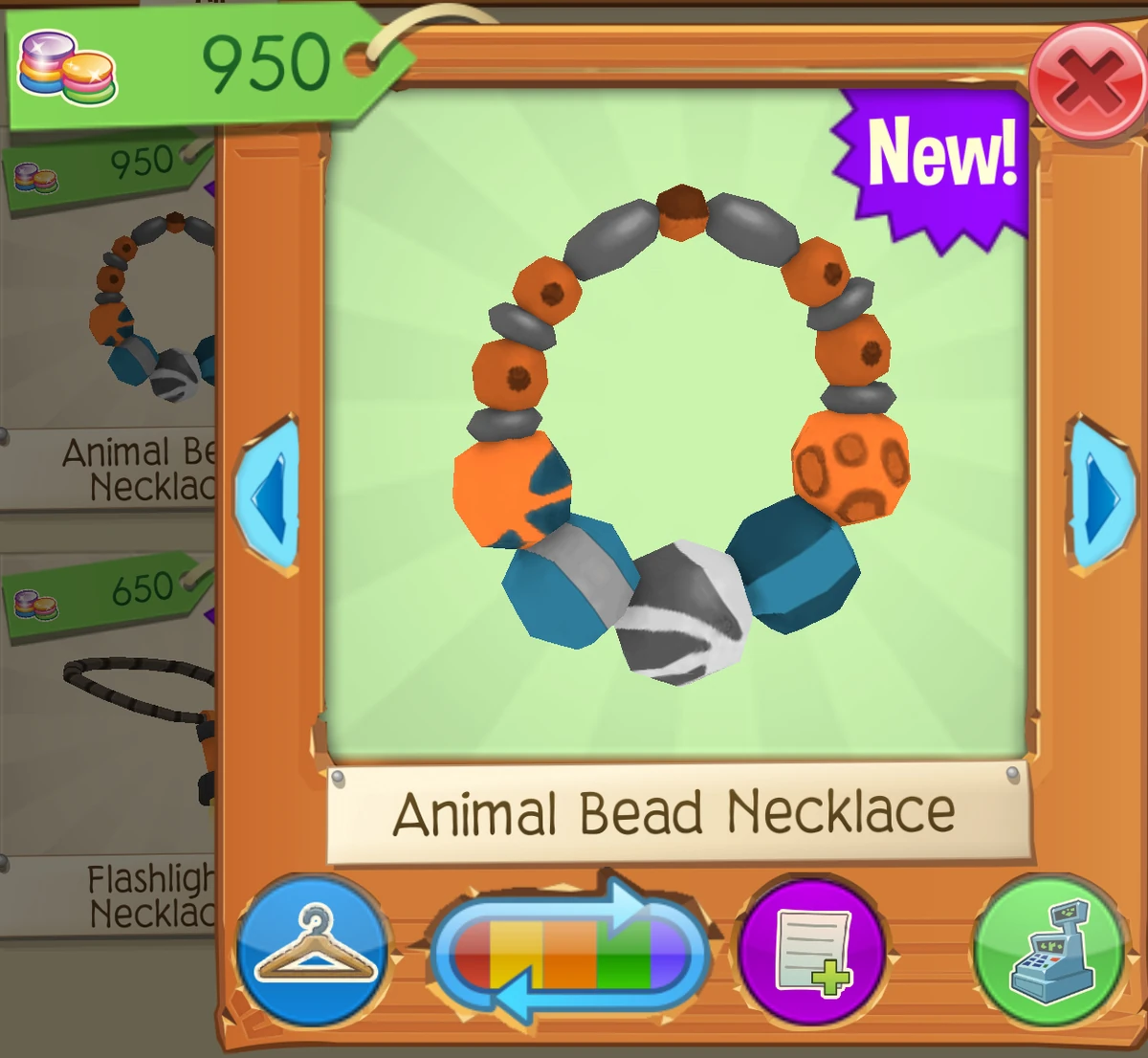 Animal Bead Necklace Animal Jam Wiki Fandom