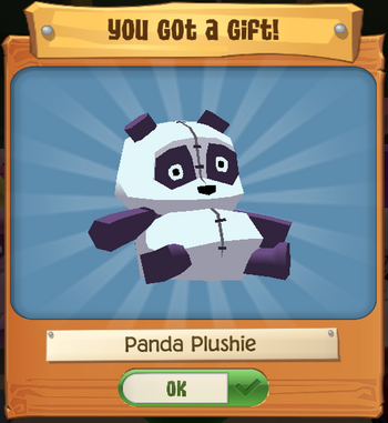 PlayWild PandaPlushiePurple