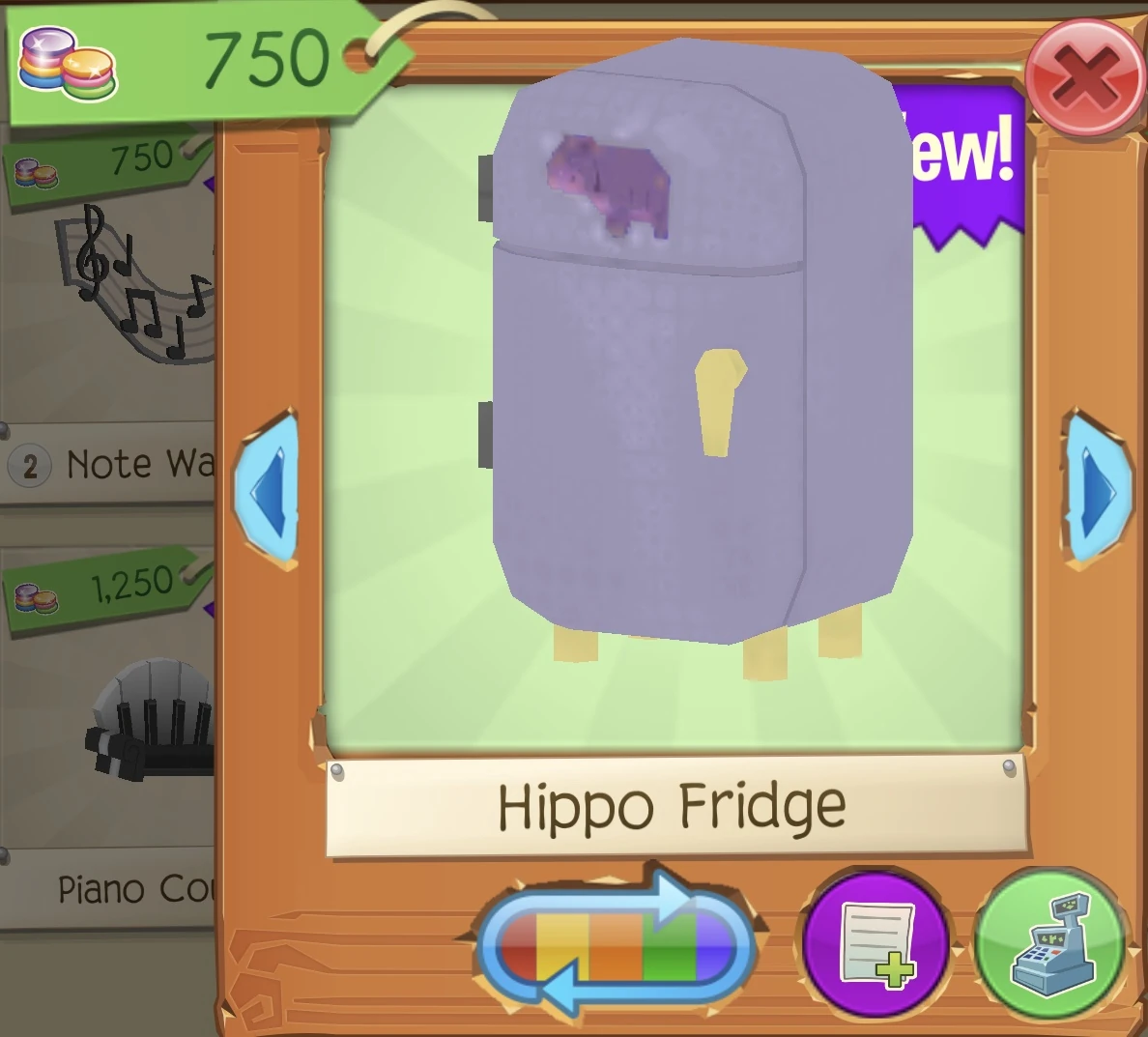 Hippo Fridge Animal Jam Wiki Fandom