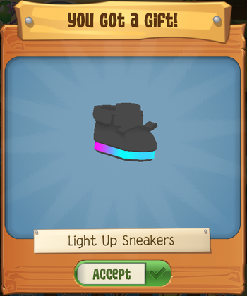 Light up sneakers