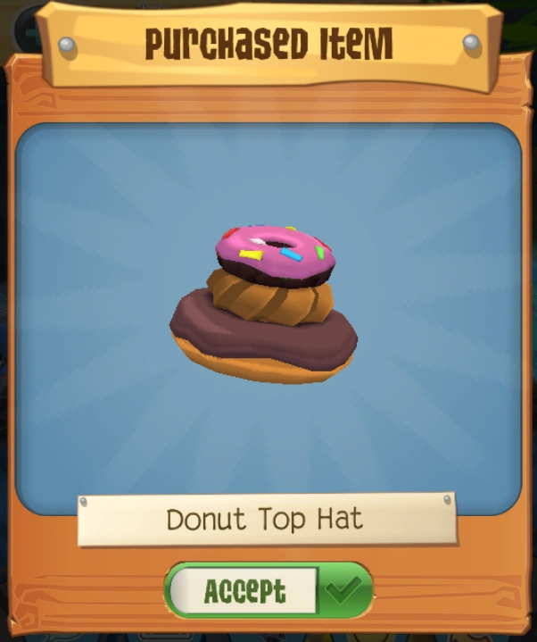 Donut Top Hat Animal Jam Wiki Fandom