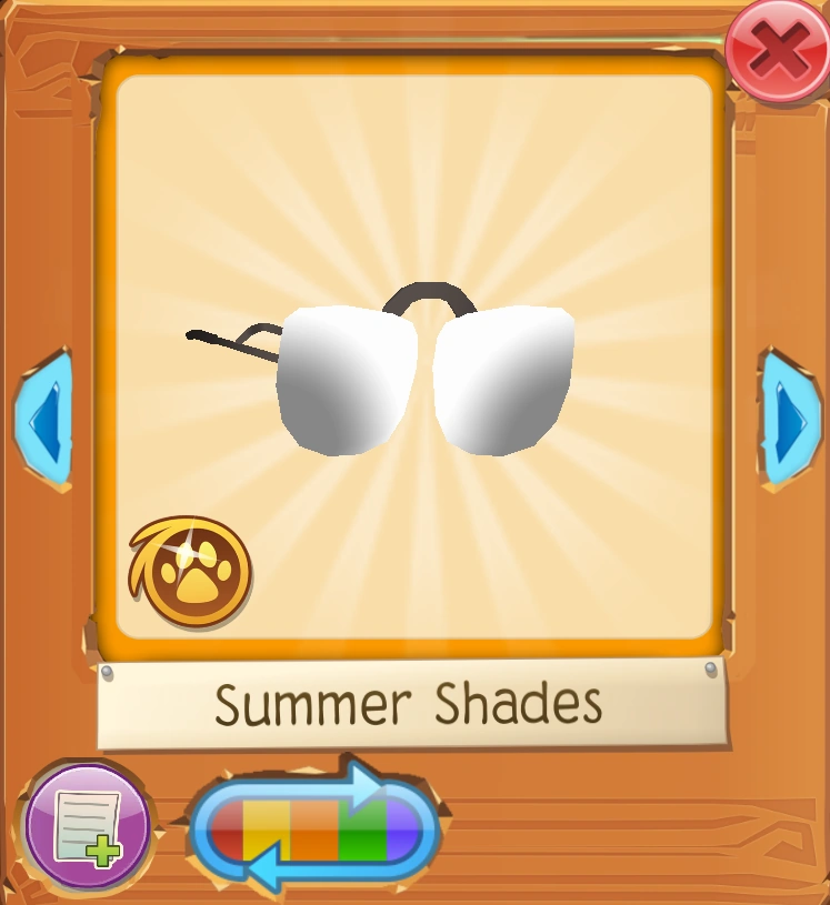 Summer Shades/Weekly Member Gift | Animal Jam Wiki | Fandom