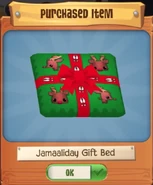 Jamaaliday Gift Bed from Gingerbread House Bundle
