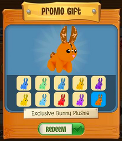 Animal jam bunny plushie discount