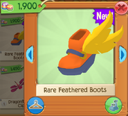 Rare Feathered Boots available on June 19, 2017 at Jam Mart Clothing