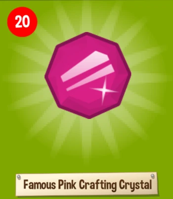 Famous Pink Crafting Crystal | Animal Jam Wiki | Fandom