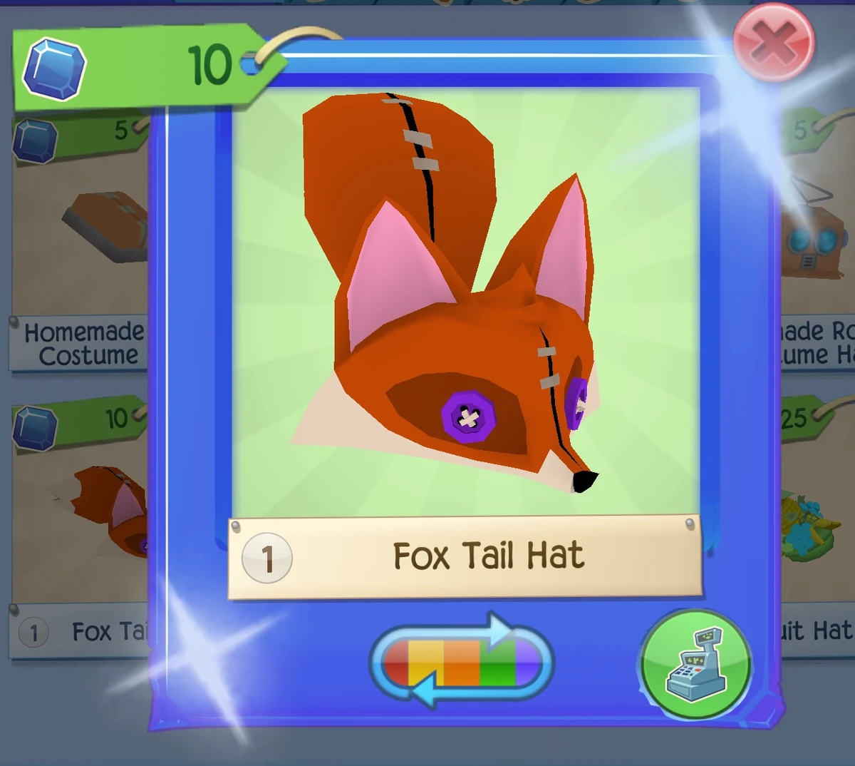 Fox Tail Hat Animal Jam Wiki Fandom