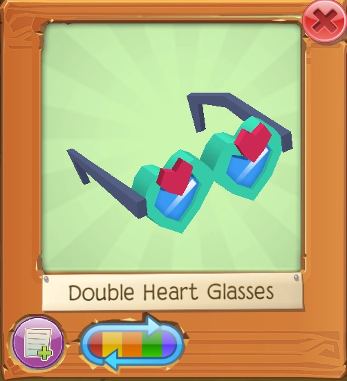 Double Heart Glasses Animal Jam Wiki Fandom