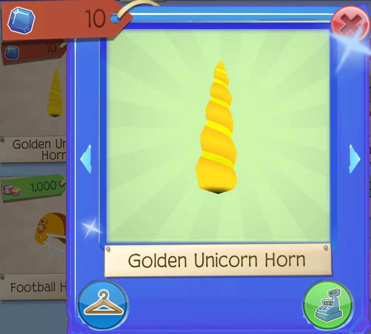 Golden Unicorn Horn Animal Jam Wiki Fandom