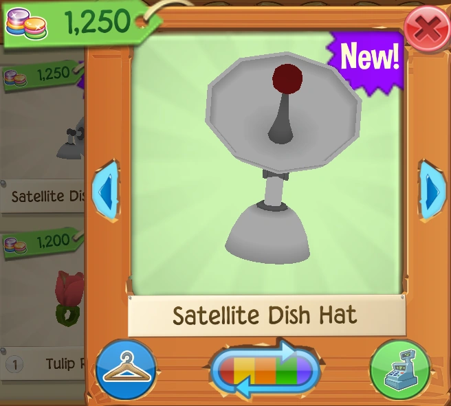Satellite Dish Hat Animal Jam Wiki Fandom