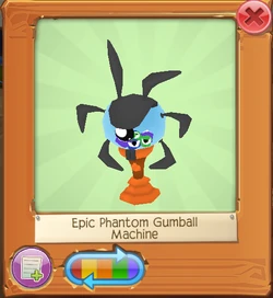 Epic Phantom Gumball Machine | Animal Jam Wiki | Fandom