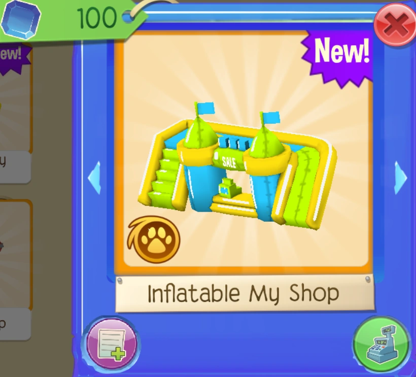 Inflatable My Shop Animal Jam Wiki Fandom
