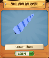 Unicorn Horn from Wolf Treasure Hunt