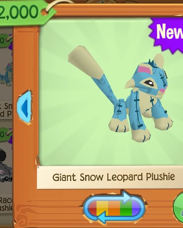 snow leopard plushie