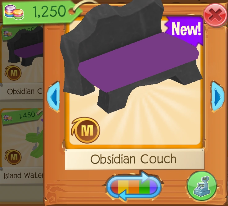 Obsidian Couch Animal Jam Wiki Fandom