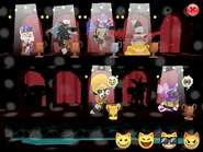 A glitch where the animals over-lap with each other.