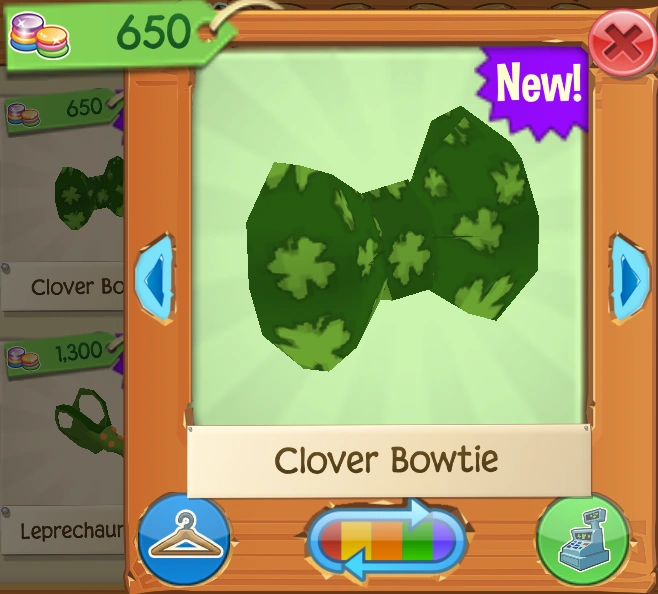 Clover Bowtie Animal Jam Wiki Fandom