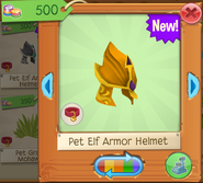 Pet elf armor helmet 2