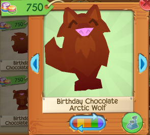 Birthday chocolate arctic wolf.png