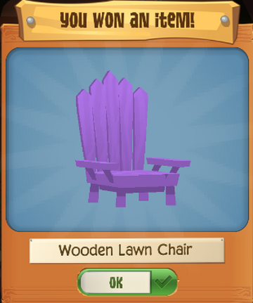 Wooden Lawn Chair Animal Jam Wiki Fandom