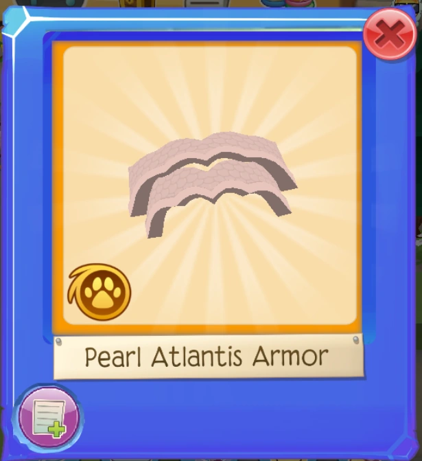Pearl Atlantis Armor Animal Jam Wiki Fandom