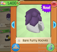 Rare Furry Hooves available on November 21, 2016