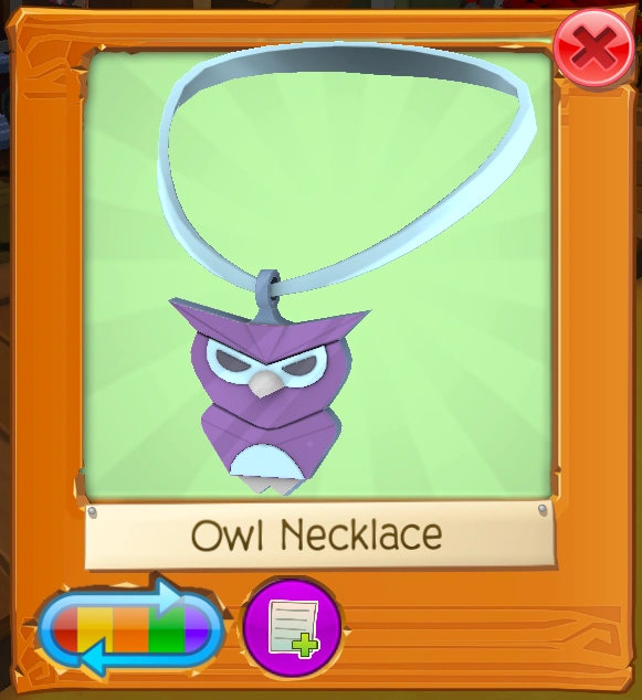 Owl Necklace Animal Jam Wiki Fandom