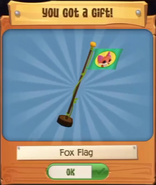 Fox Flag from Tree House Den bundle