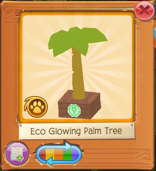 Eco Glowing Palm Tree Animal Jam Wiki Fandom