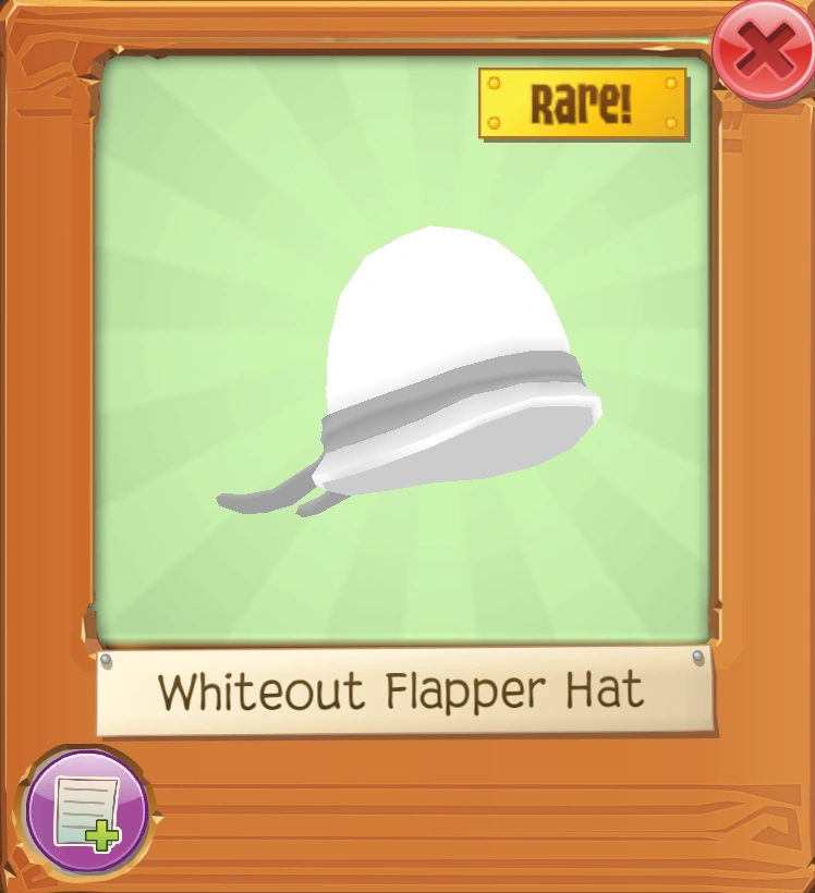 Whiteout Flapper Hat | Animal Jam Wiki | Fandom