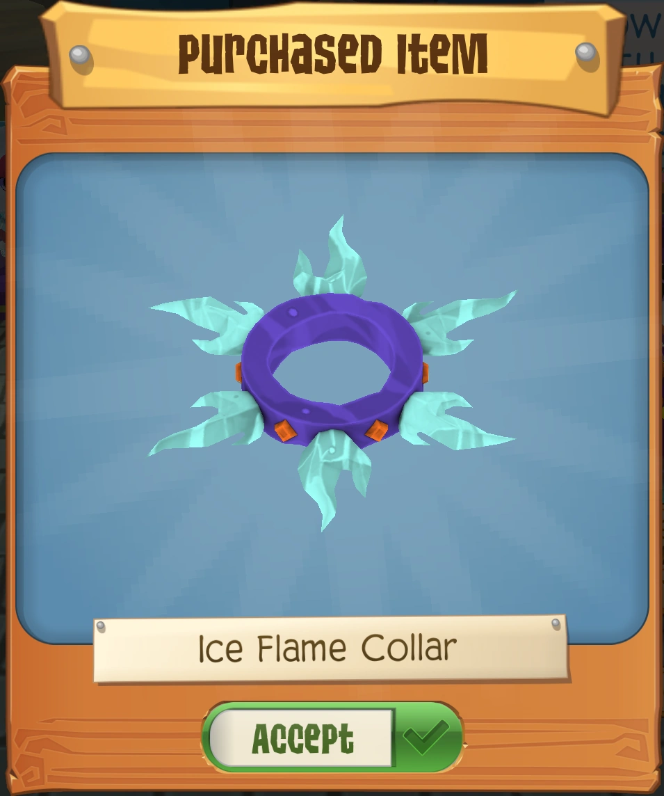 Ice Flame Collar | Animal Jam Wiki | Fandom