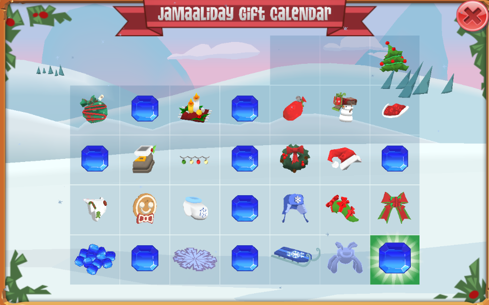 Jamaaliday Gift Calendar | Animal Jam Wiki | Fandom