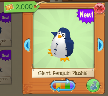 Animal jam penguin plushie 2025