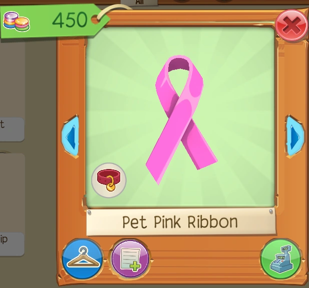 Pet Pink Ribbon | Animal Jam Wiki | Fandom