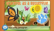 Butterfly Jam-a-gram.