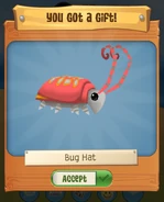 Bug Hat obtained through Pack Runs.