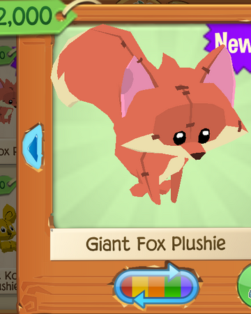 giant fox stuffed animal