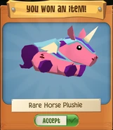 Rare Horse Plushie from The Superclaw