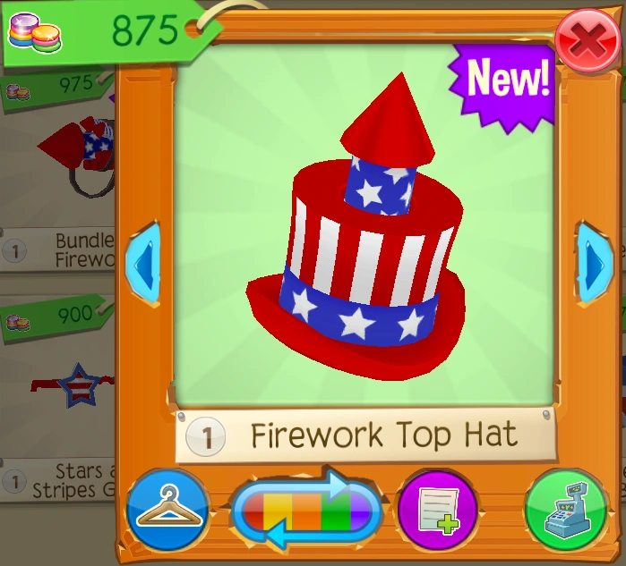 Firework Top Hat Animal Jam Wiki Fandom