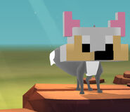 Pixeled Arctic Wolf