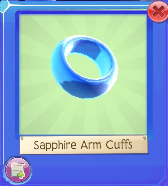 Sapphire Arm Cuffs Animal Jam Wiki Fandom