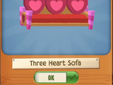 Three Heart Sofa