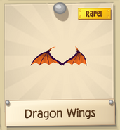 An unreleased variant, the Rare Dragon Wings, spotted on a Jammer's tradelist