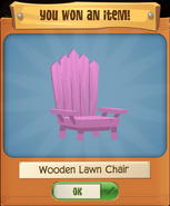 Wooden Lawn Chair from Monkey Treasure Hunt