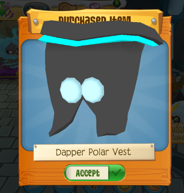 Dapper Polar Vest Animal Jam Wiki Fandom