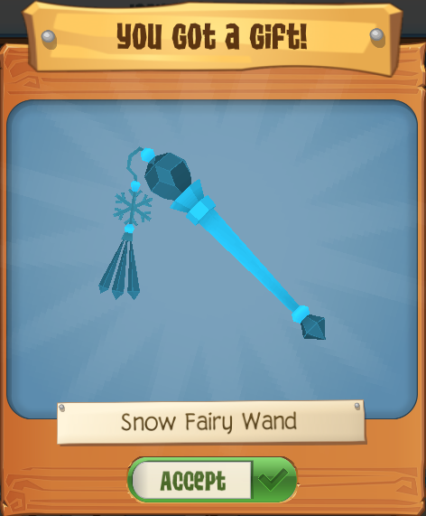 Snow fairy wand deals