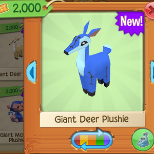 giant deer plush